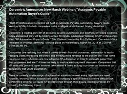 corcentric buyers guide.